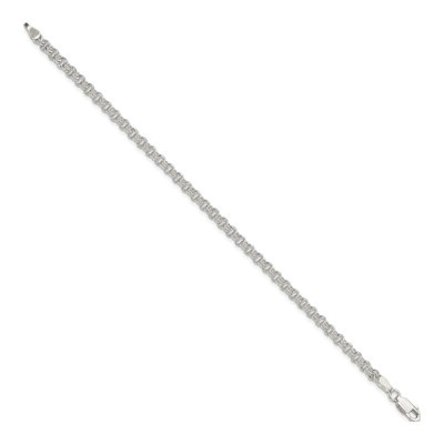 Sterling Silver Double Link Charm Bracelet – view 3