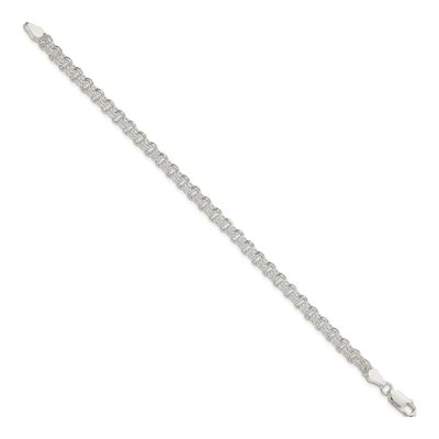 Sterling Silver Double Link Charm Bracelet – view 3