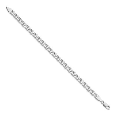 Sterling Silver Double Link Charm Bracelet – view 3