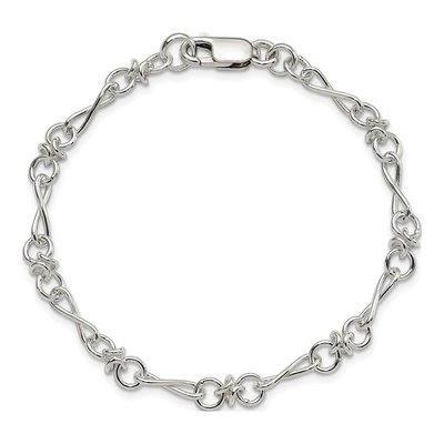 Sterling Silver Link Bracelet – view 4