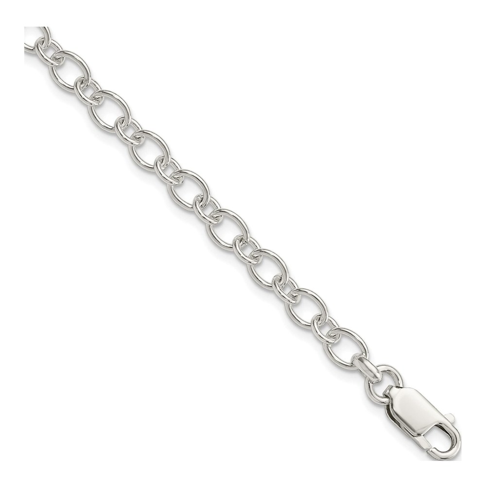 7 Inch Sterling Silver Bracelet with Lobster Clasp