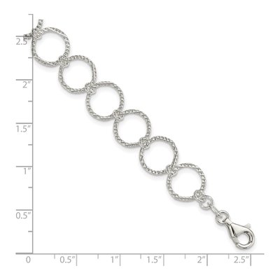 Sterling Silver Fancy Bracelet – view 5
