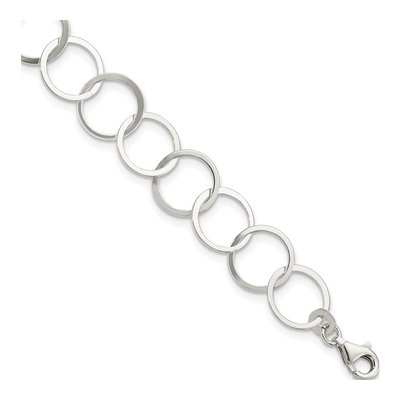 Sterling Silver Circle Bracelet
