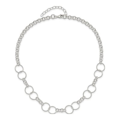 Sterling Silver Necklace, Bracelet And Earring Set – view 7