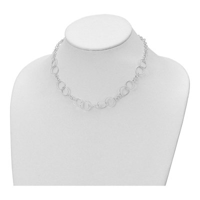 Sterling Silver Necklace, Bracelet And Earring Set – view 8