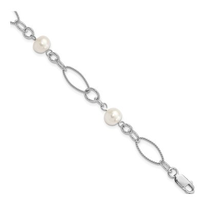 Sterling Silver Freshwater Cultured Pearl Bracelet