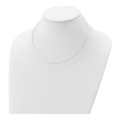 Sterling Silver 1mm Round Cubetto Omega Chain – view 5