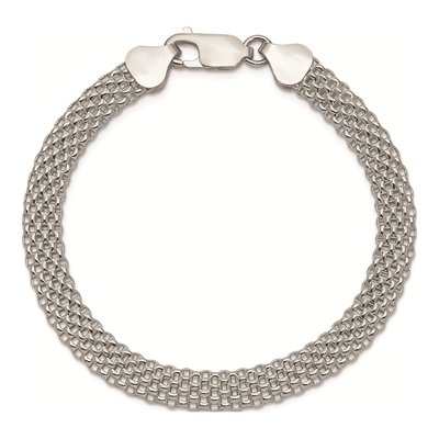 Sterling Silver Mesh Bracelet – view 4