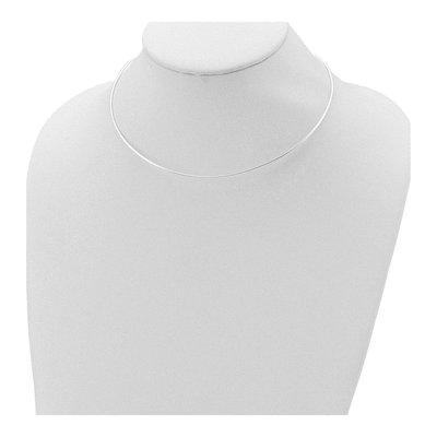 Sterling Silver Omega Neckwire Necklace – view 4