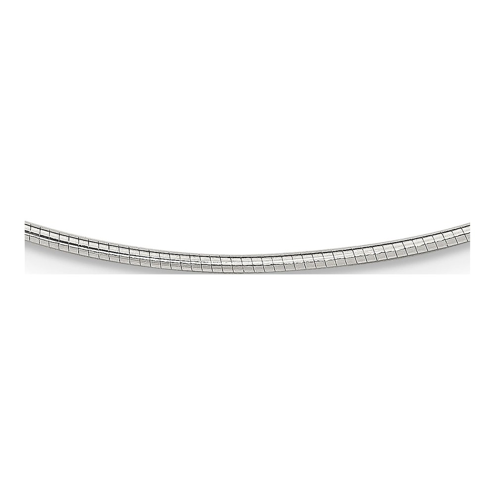 Sterling Silver Omega Neckwire Necklace