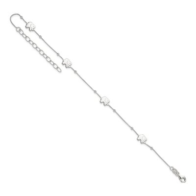 Sterling Silver Elephant Anklet – view 8