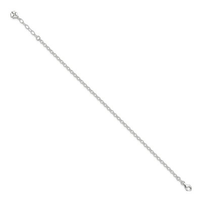 Sterling Silver Clover Dangle Anklet – view 3