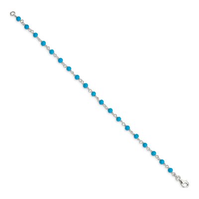 Sterling Silver Turquoise Bracelet – view 2