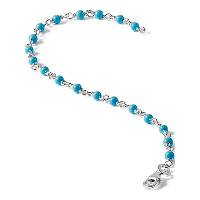 Sterling Silver Turquoise Bracelet – view 6
