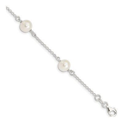 Sterling Silver Freshwater Cultured Pearl Bracelet