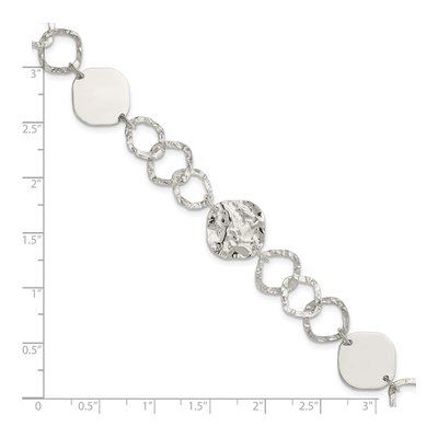 Sterling Silver Fancy Link Bracelet – view 5