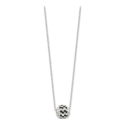 Sterling Silver Crystal Pendant Necklace – view 3