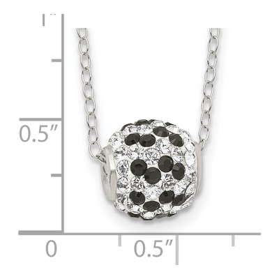 Sterling Silver Crystal Pendant Necklace – view 4