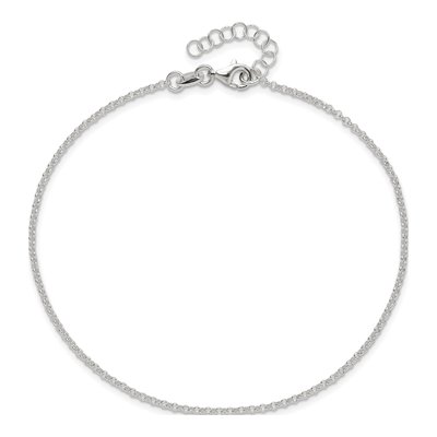 Sterling Silver 1.5mm Rolo Chain Anklet – view 7