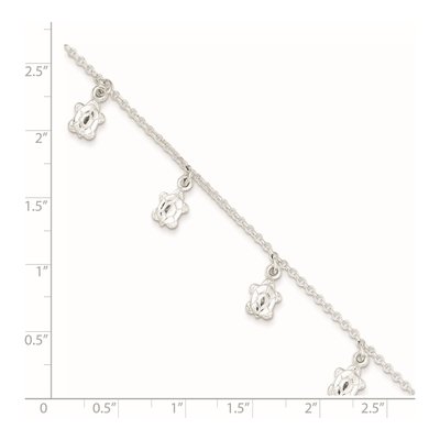 Sterling Silver Turtle Anklet – view 5