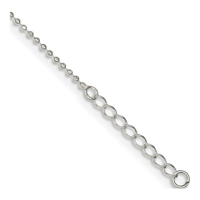 Sterling Silver Faith Anklet – view 4