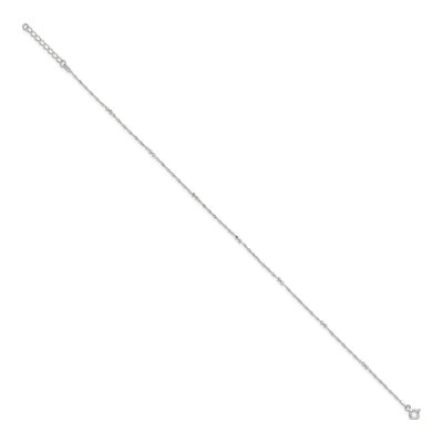 Sterling Silver Plus Anklet – view 3