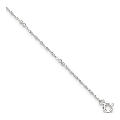 Sterling Silver Plus Anklet