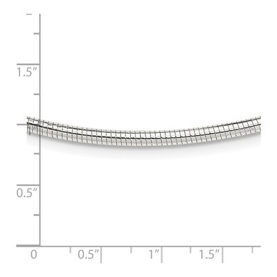 Sterling Silver Omega Neckwire Necklace – view 6
