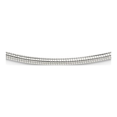 Sterling Silver Omega Neckwire Necklace