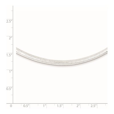 Sterling Silver Round Neckwire Necklace – view 3