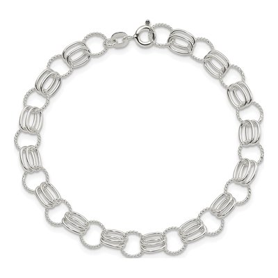 Sterling Silver Link Bracelet – view 4