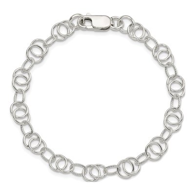 Sterling Silver Fancy Bracelet – view 3