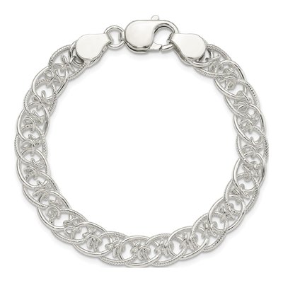 Sterling Silver Fancy Bracelet – view 4
