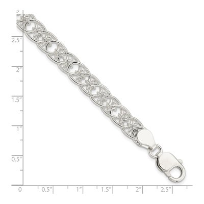 Sterling Silver Fancy Bracelet – view 5