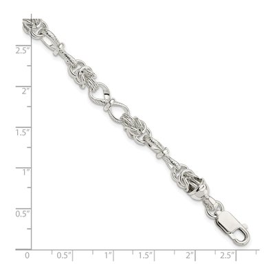 Sterling Silver Fancy Bracelet – view 4