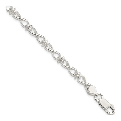 Sterling Silver Fancy Link Bracelet