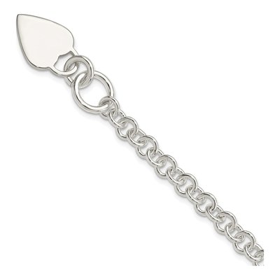 Sterling Silver Heart Bracelet
