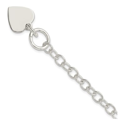 Sterling Silver Heart Bracelet