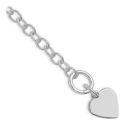 Sterling Silver Heart Bracelet