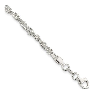Sterling Silver Braided Bracelet