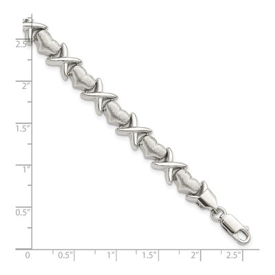 Sterling Silver Hearts Bracelet – view 5