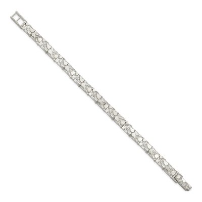 Sterling Silver Nugget Bracelet – view 3
