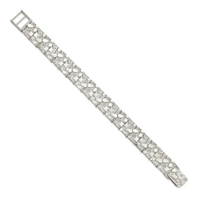 Sterling Silver Nugget Bracelet – view 2