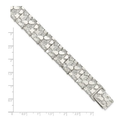 Sterling Silver Nugget Bracelet – view 4