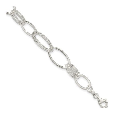 Sterling Silver Oval Link Bracelet