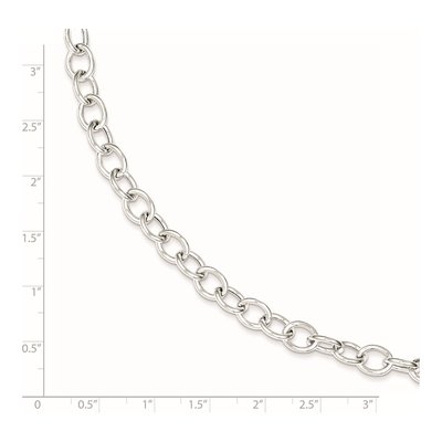 Sterling Silver 7mm Hollow Cable Chain – view 3