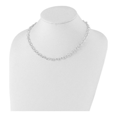 Sterling Silver 7mm Hollow Cable Chain – view 4