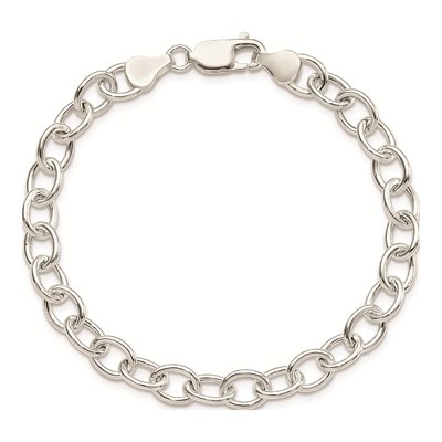 Sterling Silver Cable Bracelet – view 3