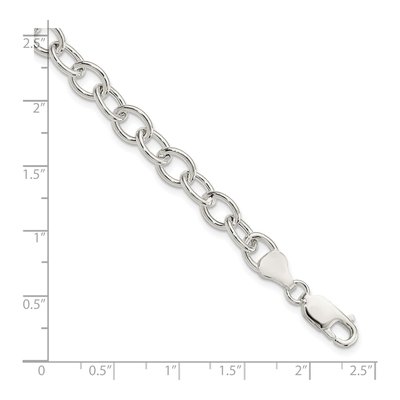 Sterling Silver Cable Bracelet – view 4