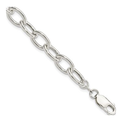 Sterling Silver Open Link Cable Bracelet
